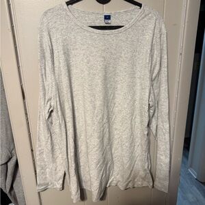 Gray Long Sleeve Top